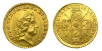 George I Gold Quarter-Guinea 1718