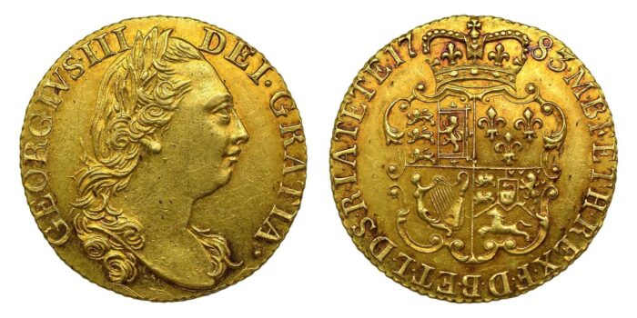 George III Gold Guinea 1783 EGC 'R2' - Very rare