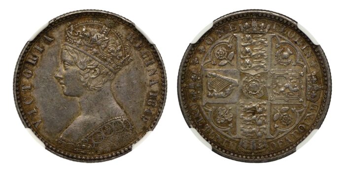 Victoria Silver Florin 1849