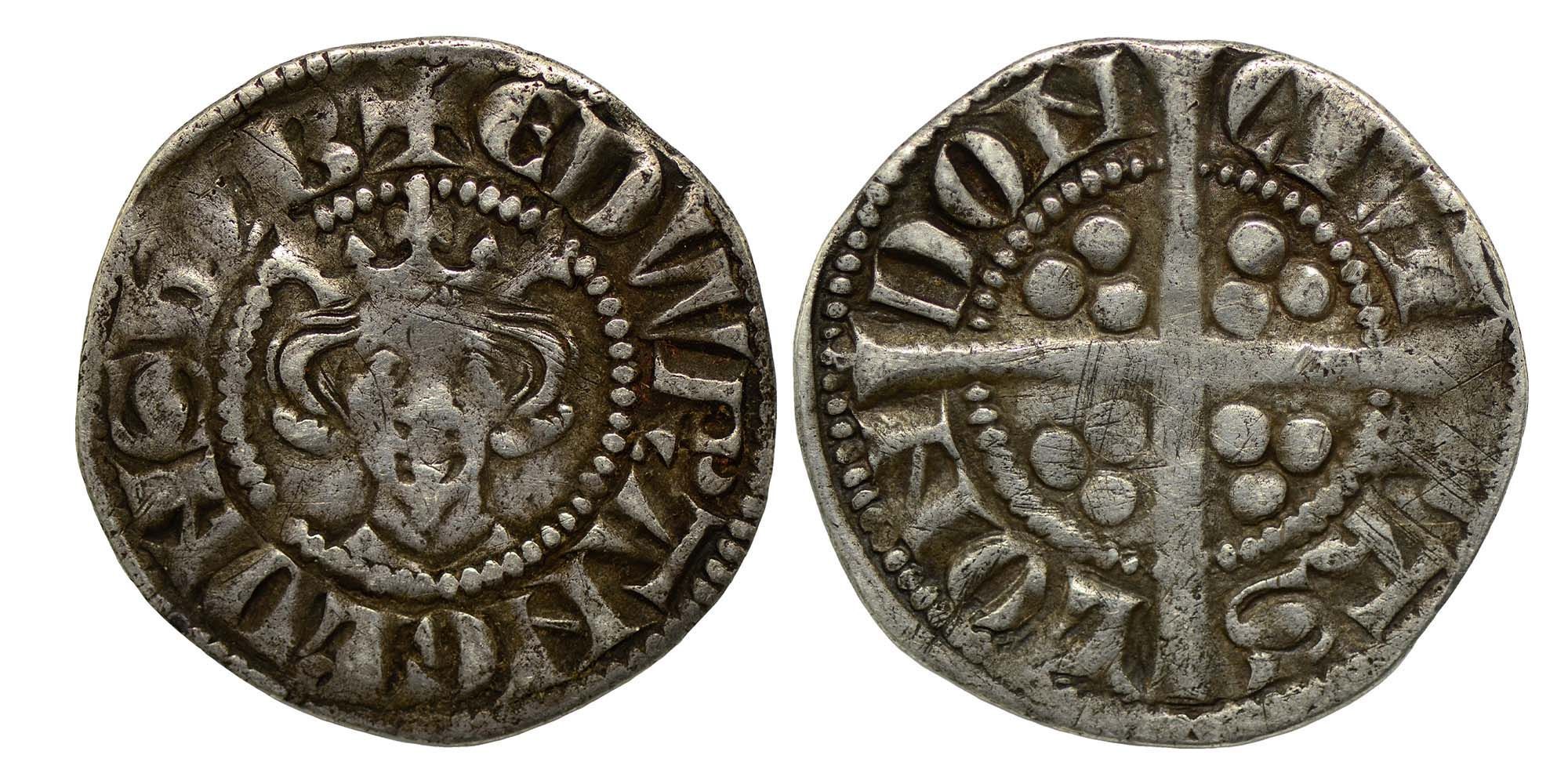 Edward I Silver Penny 1280-1281 Scarce