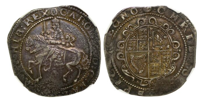 Charles I Silver Halfcrown 1643-1645