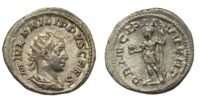 Philip II Silver Antoninianus AD 244-246