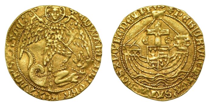 Edward IV Gold Angel 1477-1480