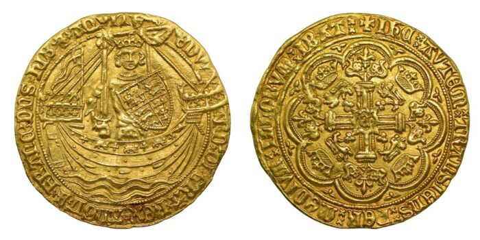 Edward III Gold Noble 1369-1377