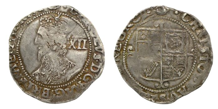 Charles I Silver Shilling 1642-1649
