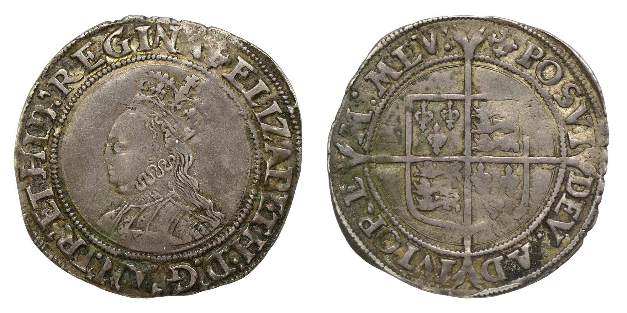 Elizabeth I Silver Shilling 1560-1561