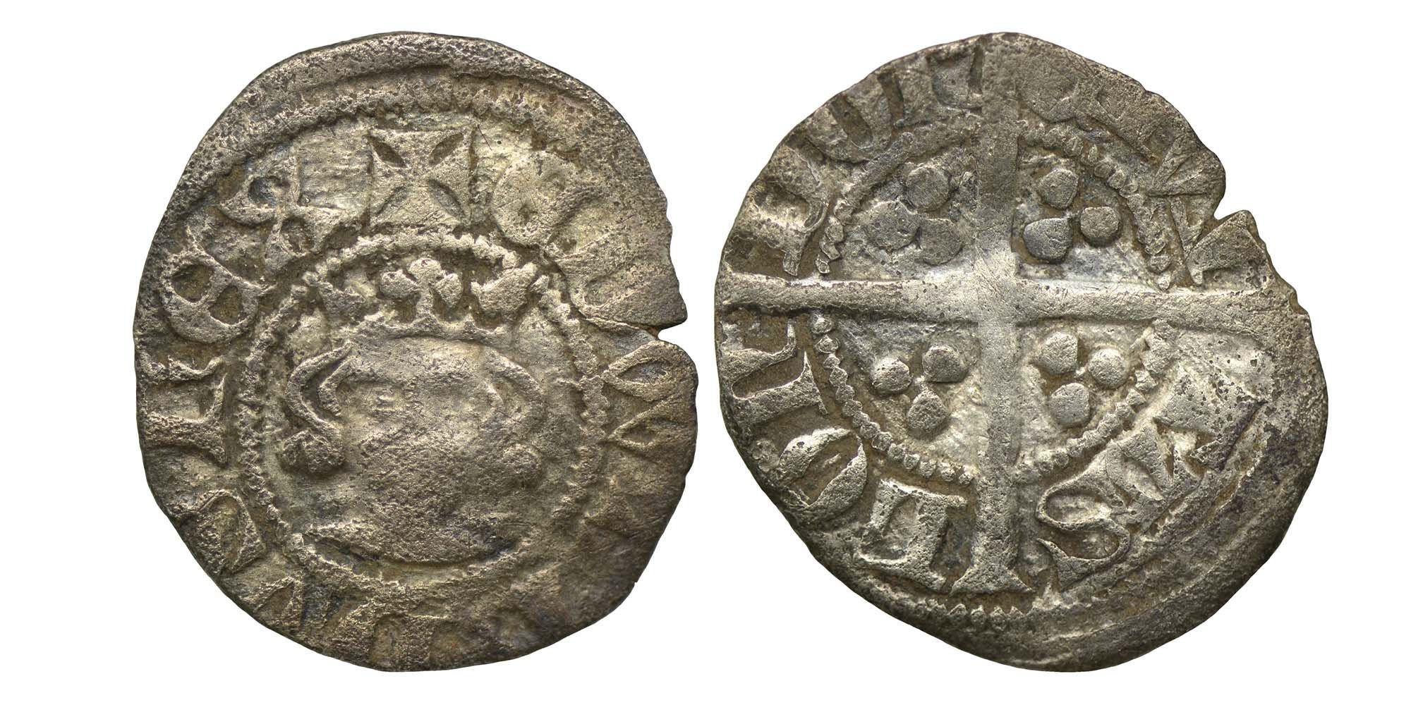 Edward II Silver Halfpenny 1307-1327
