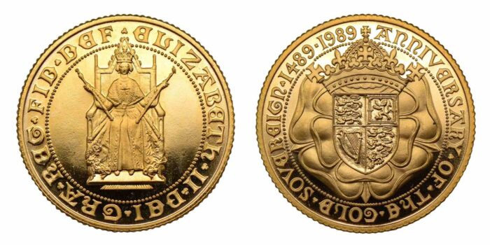 Elizabeth II Gold Proof Sovereign 1989