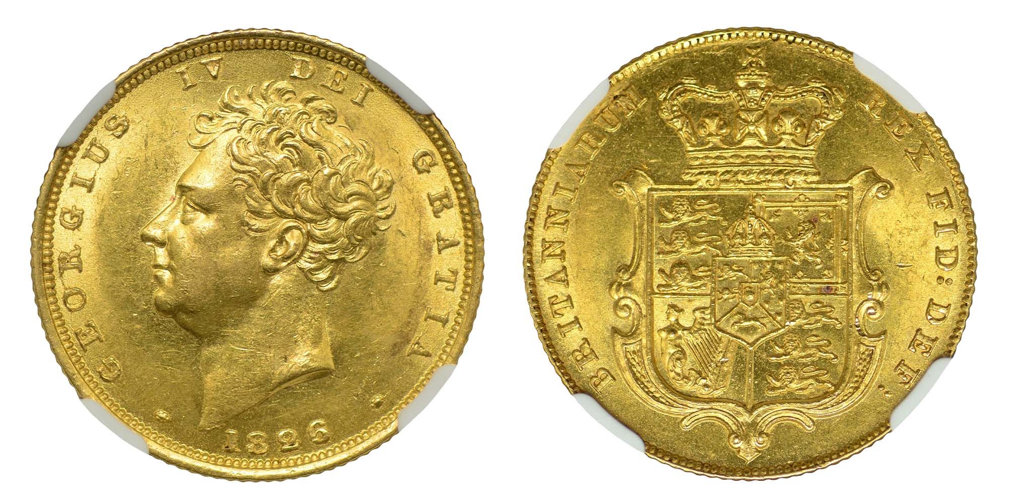 George IV Gold Sovereign 1826