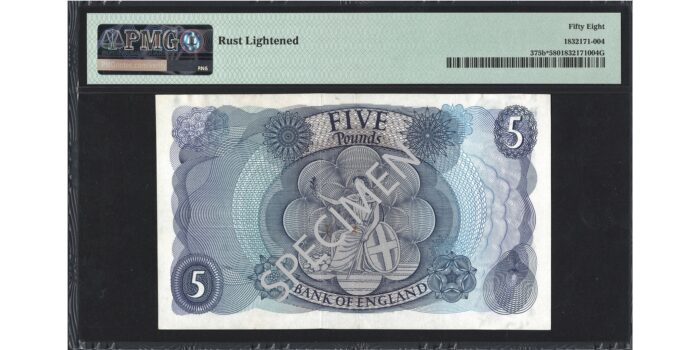 John Fforde £5 Banknote - Prefix M19 - Bank of England