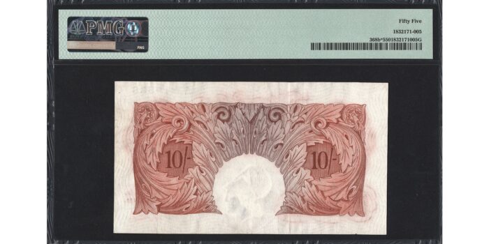 Percival Beale 10 Shillings Banknote - Prefix 20A - Bank of England