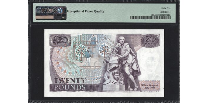 David Somerset £20 Banknote - Prefix E26 - Bank of England