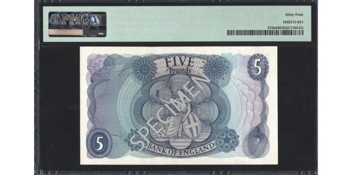 John Fforde £5 Banknote - Prefix R91 - Bank of England