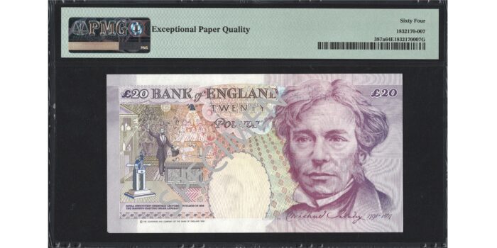 Graham Kentfield £20 Banknote - Prefix X20 - Bank of England