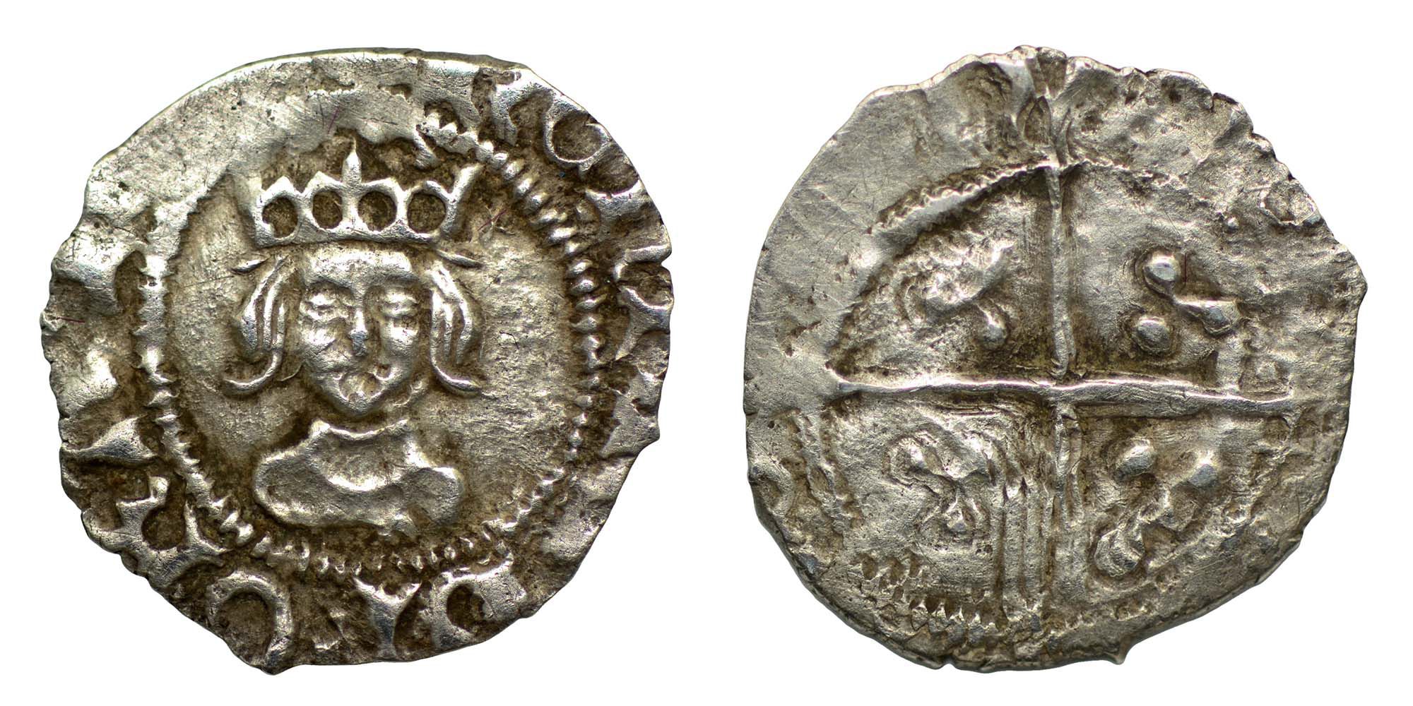 Henry VII Silver Halfpenny 1489-1493