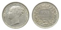 Victoria Silver Shilling 1884